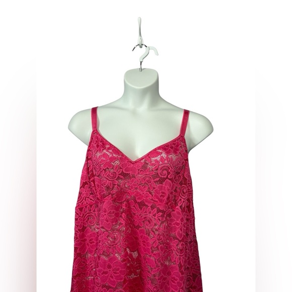 NWOT, Penningtons, Lingerie Nightie, Plus Size 3X, Fuchsia Pink 🫦 - Picture 3 of 8